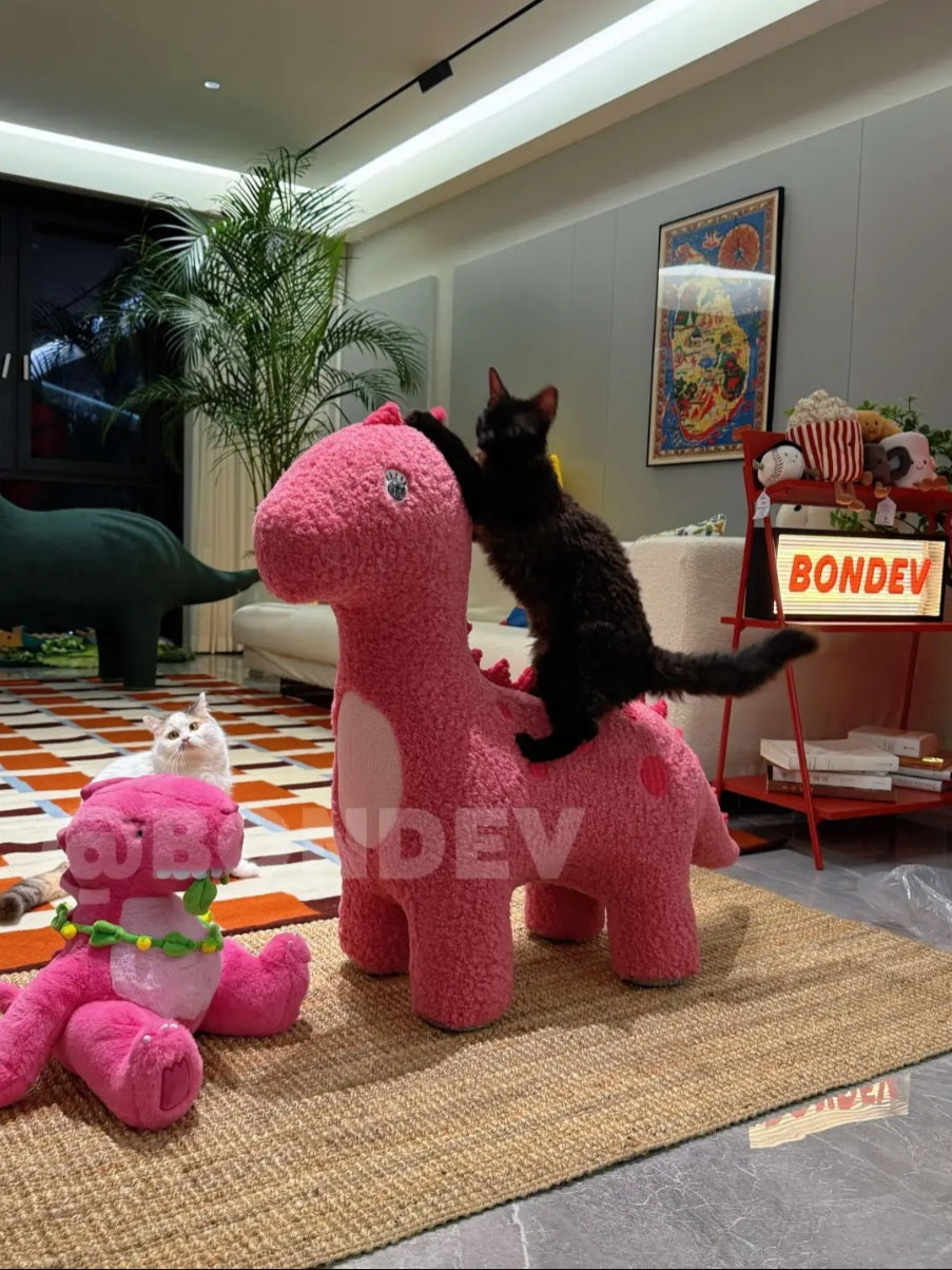 German-Style Small Dinosaur Cat Tree (New Arrival) Pet-Friendly Furniture| BonDev